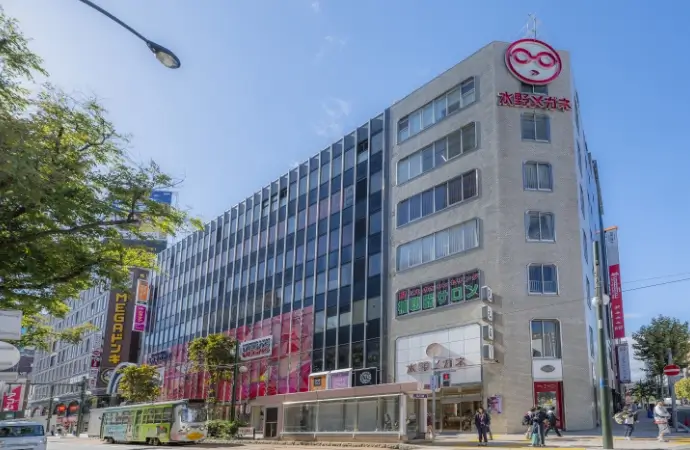 水野メガネ本店の外観